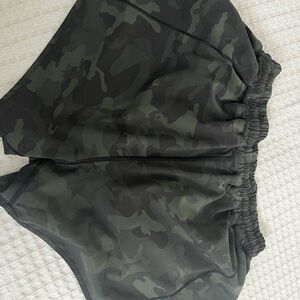 lululemon athletica Camo Athletic Shorts - 1 pair in black and 1 in camo